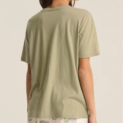 Happy Camper Boyfriend Tee - Meadow