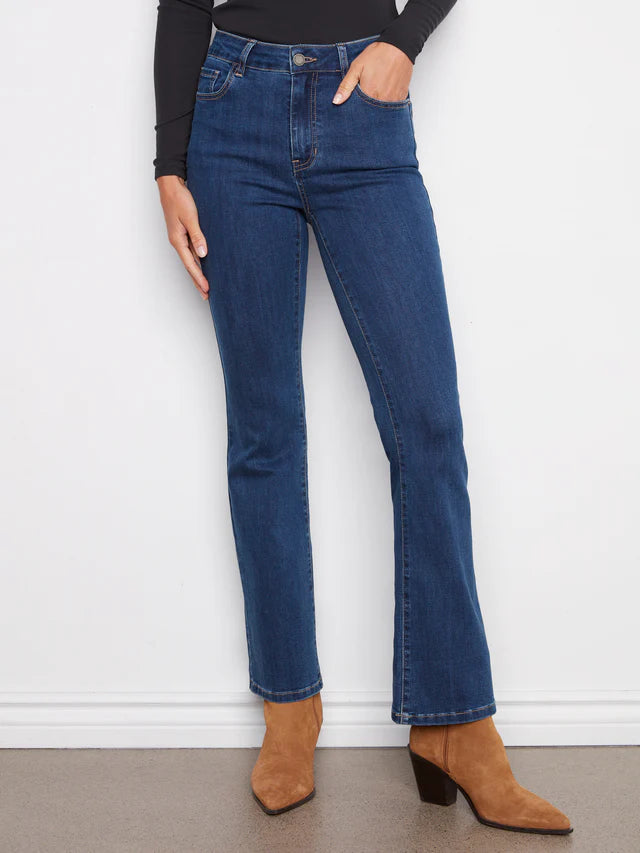 Celine Flare Leg Jean - Indigo