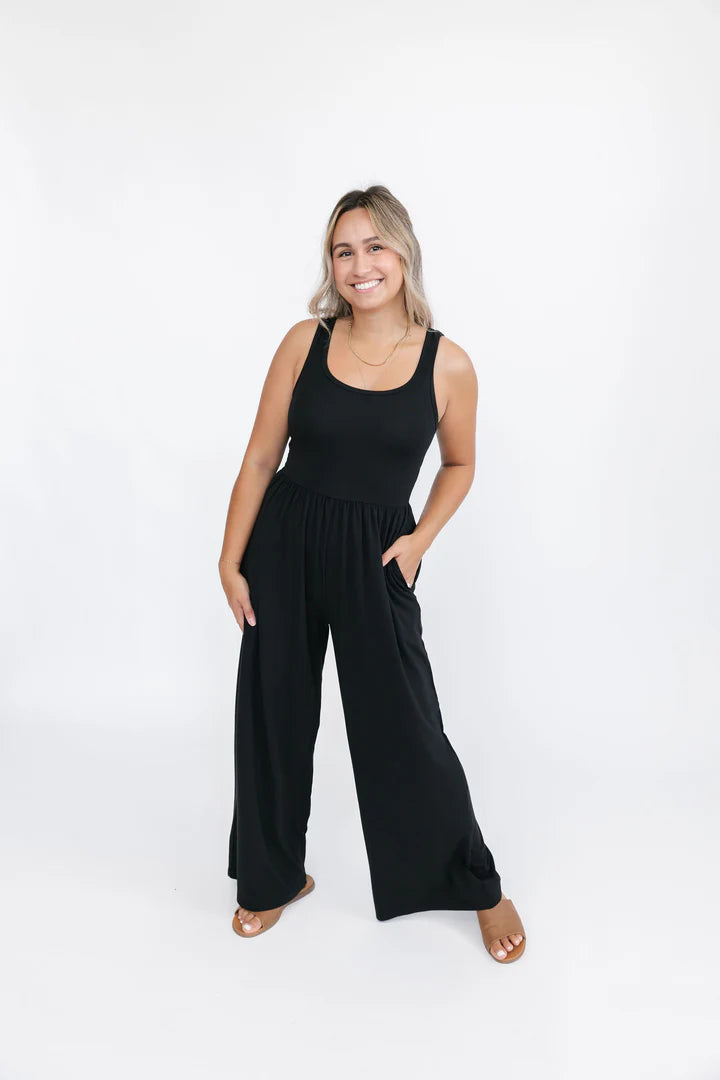 Camille Wide Leg Romper