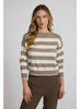 Crew Neck Striped Sweater