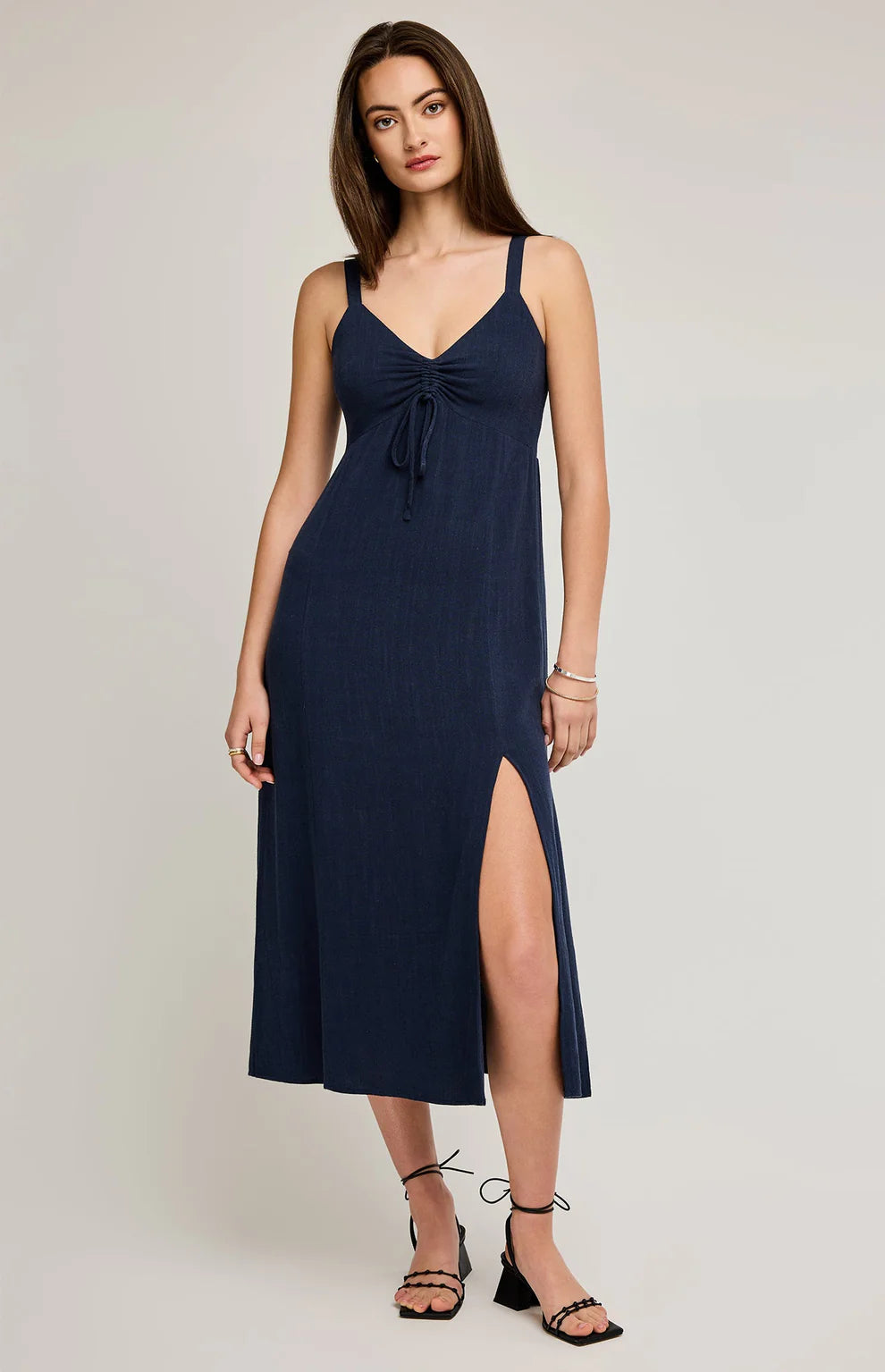 Cairo Midi Dress - navy
