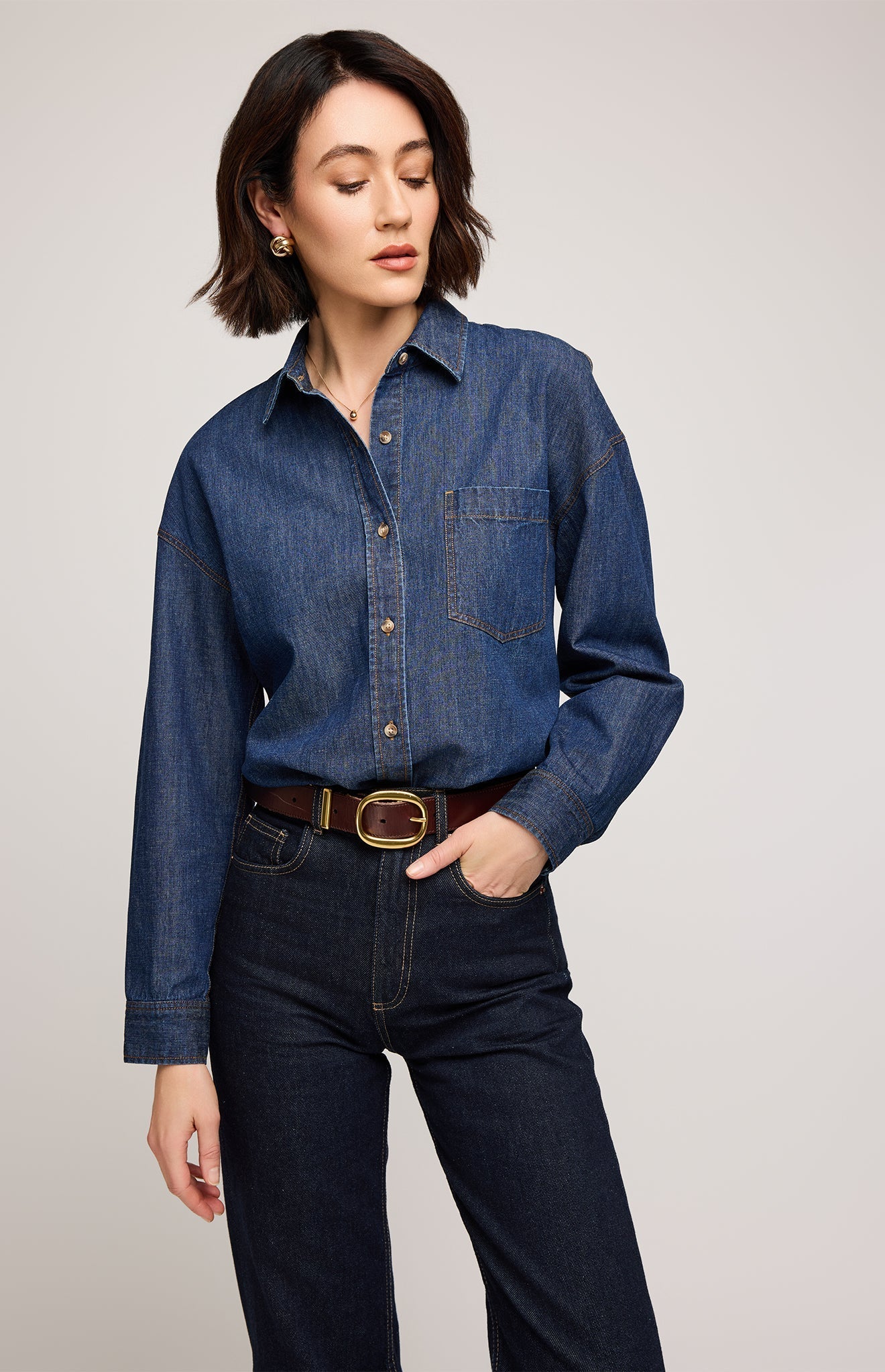Whitney Shirt - Dk Wash
