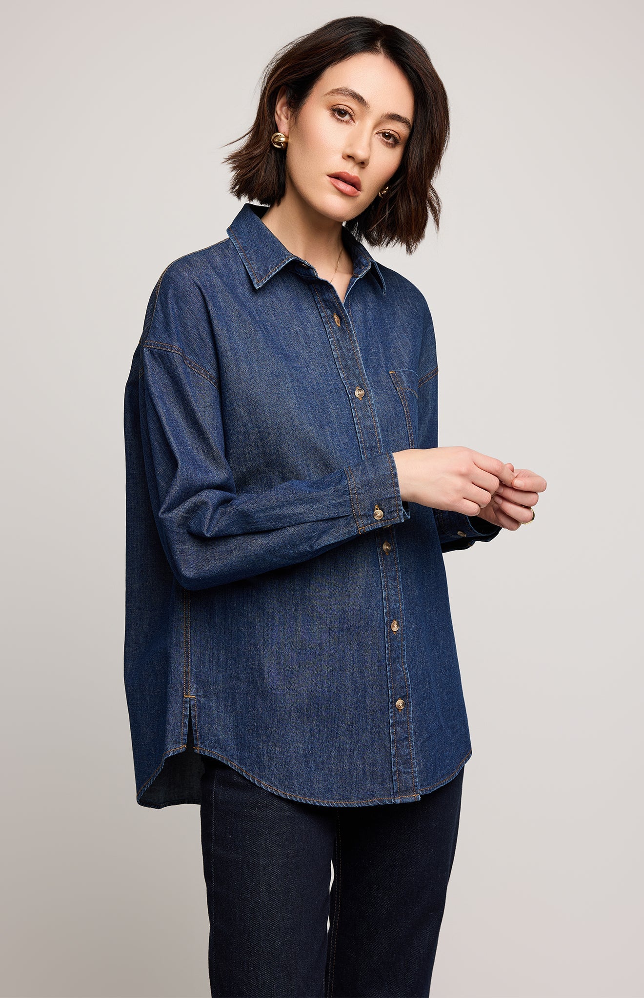 Whitney Shirt - Dk Wash