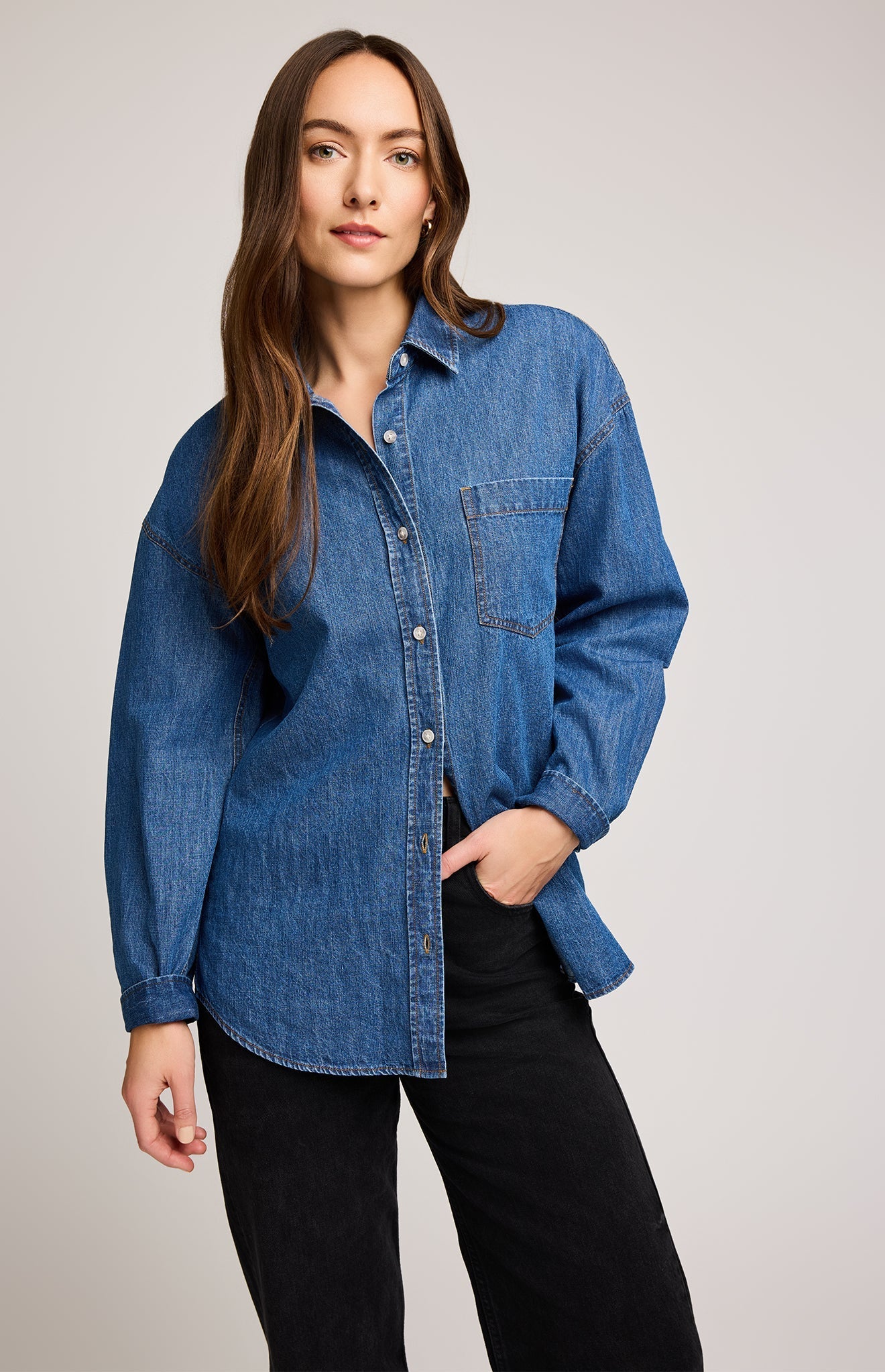 Whitney Shirt- med wash