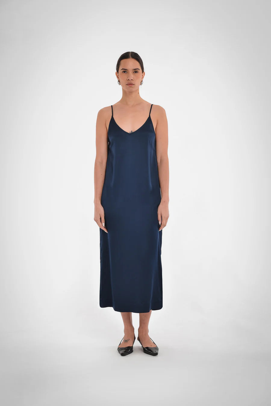 Shay Slip Dress - Blue