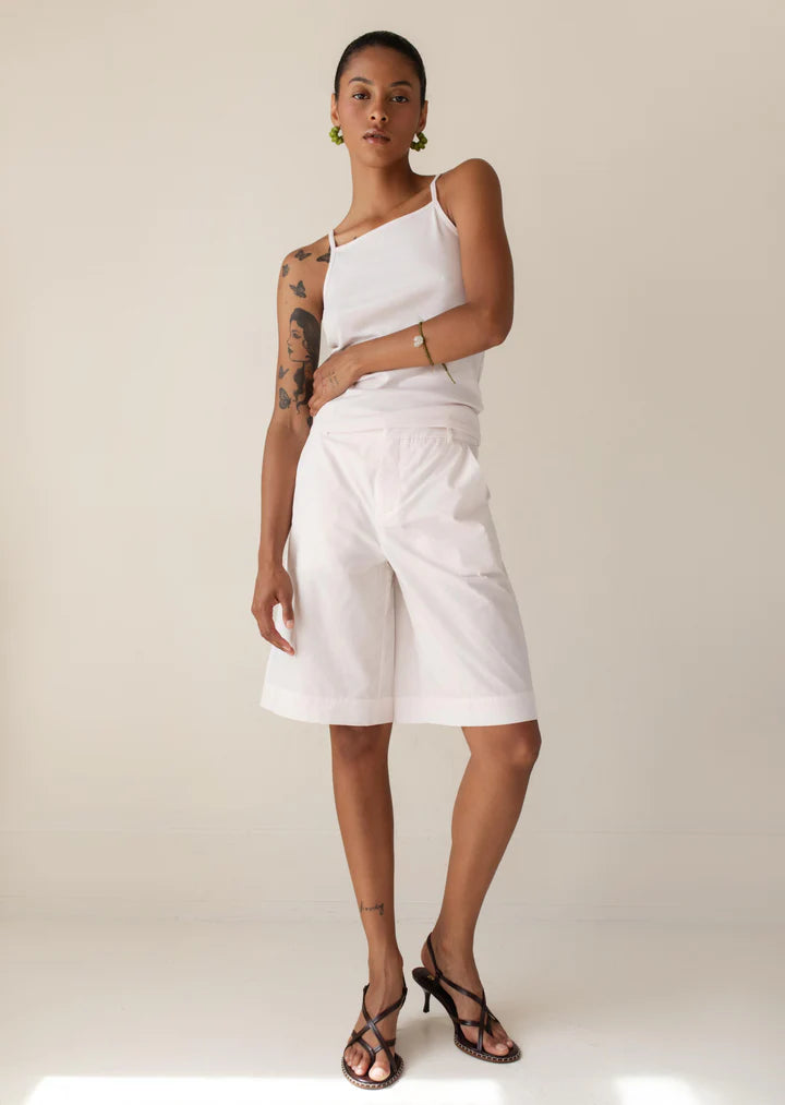 Tessa Square Neck Tank -peony