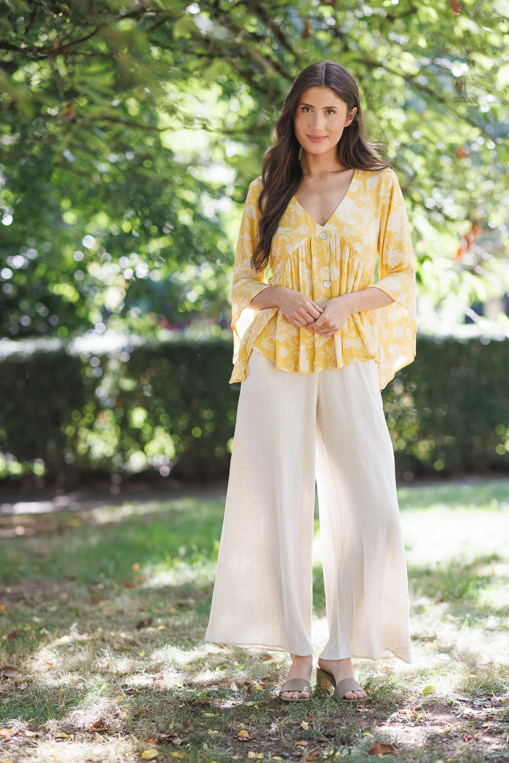 Floral Cropped Blouse