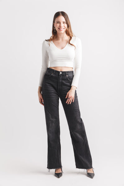 Stretch Layering V Neck Top