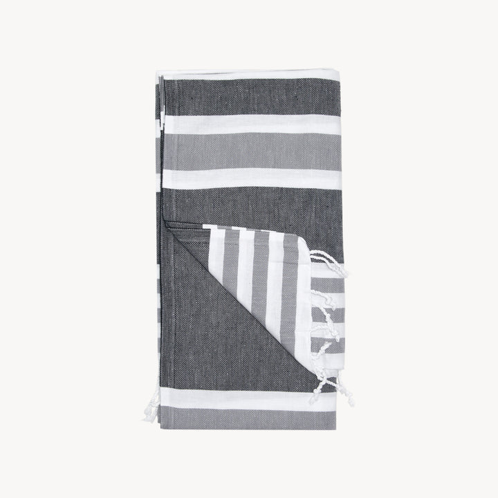 Turkish Towel - Ariel Black