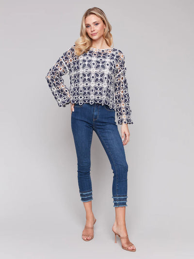 Crochet Boat neck top