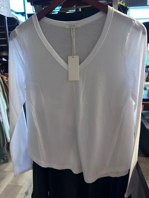 Vail LS Tee - white