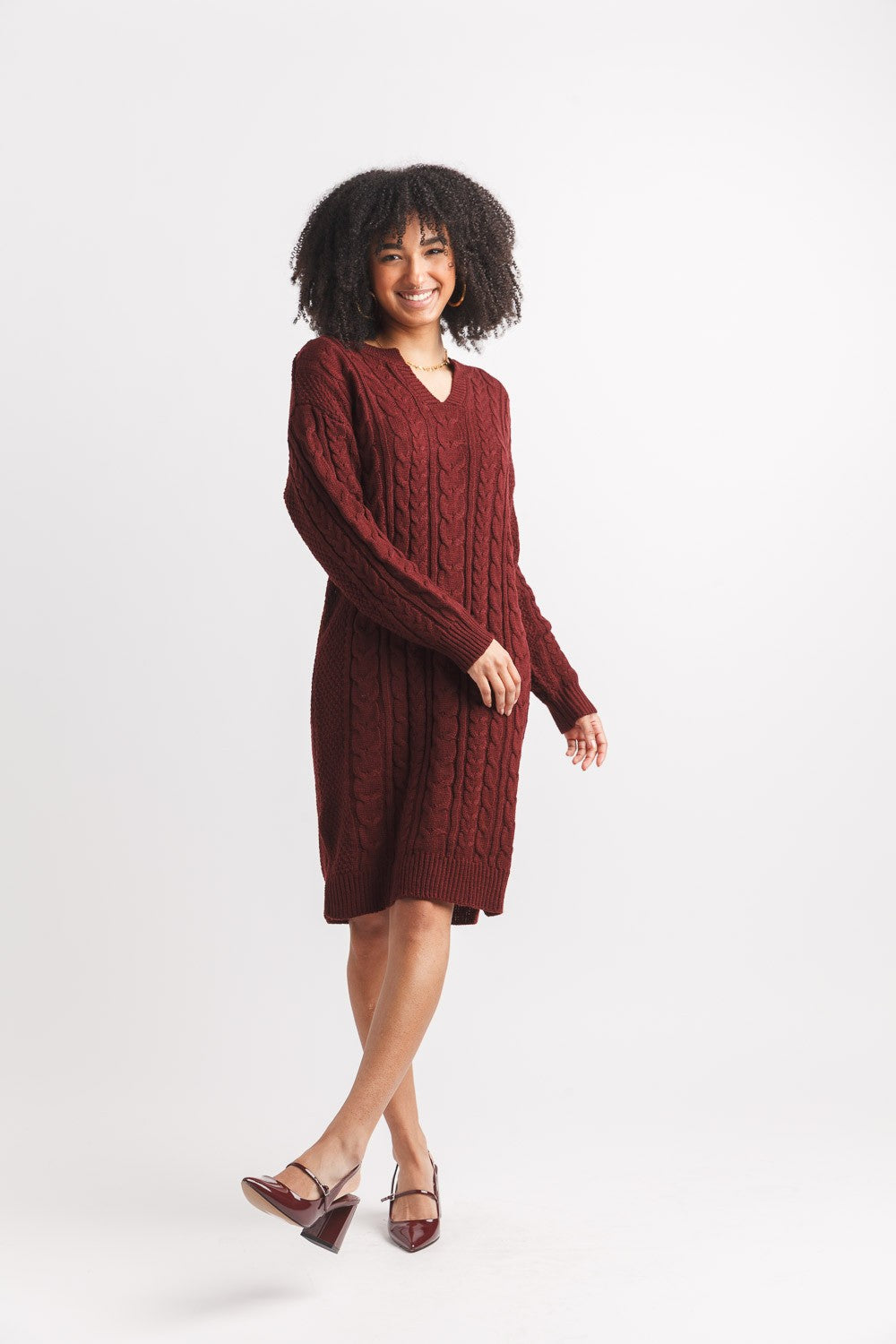 Cable Knit Dress