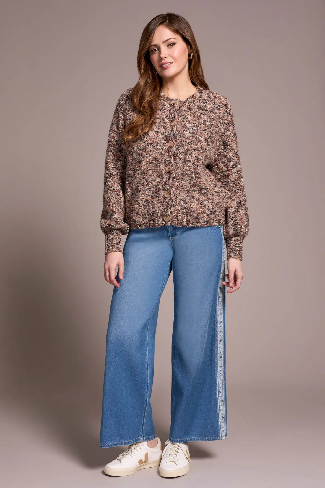 Button-Front Cardigan