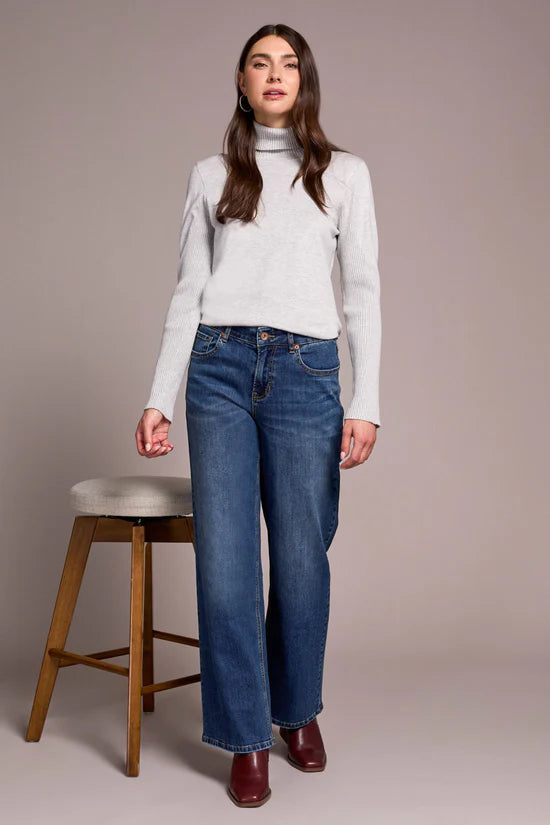 Sophia Wide Leg - Antiqueblue