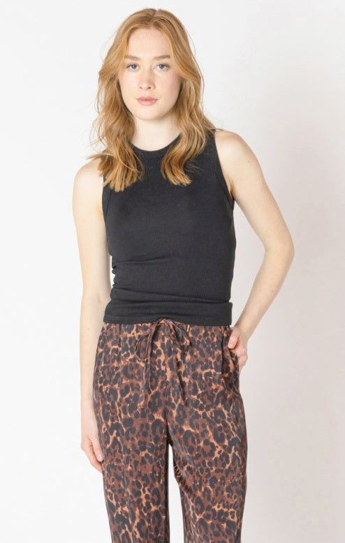Ribbed Tank - blk