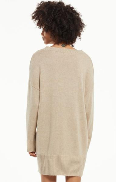 Baldwin Sweater Dress - Oatmeal