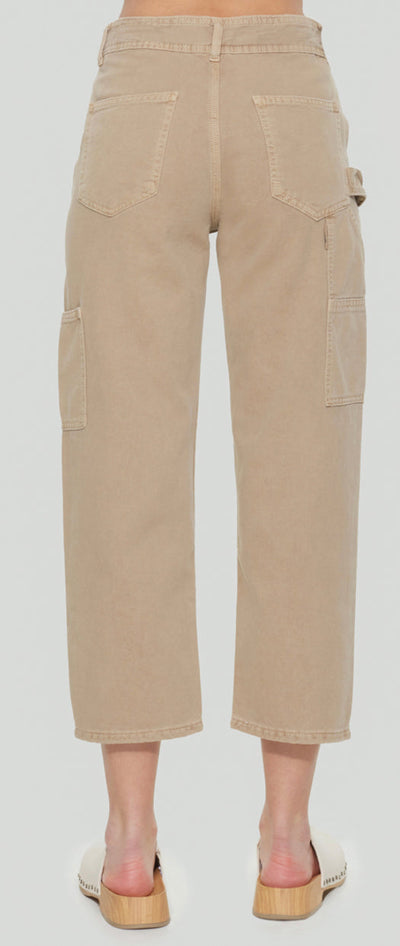 Dylan Straight Leg Cropped Jean-Tan