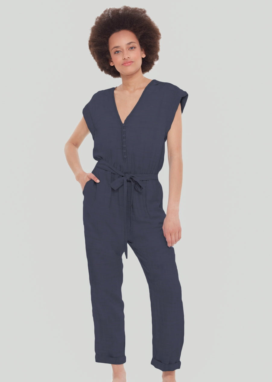 Stella Jumpsuit - Ink Blue Wash