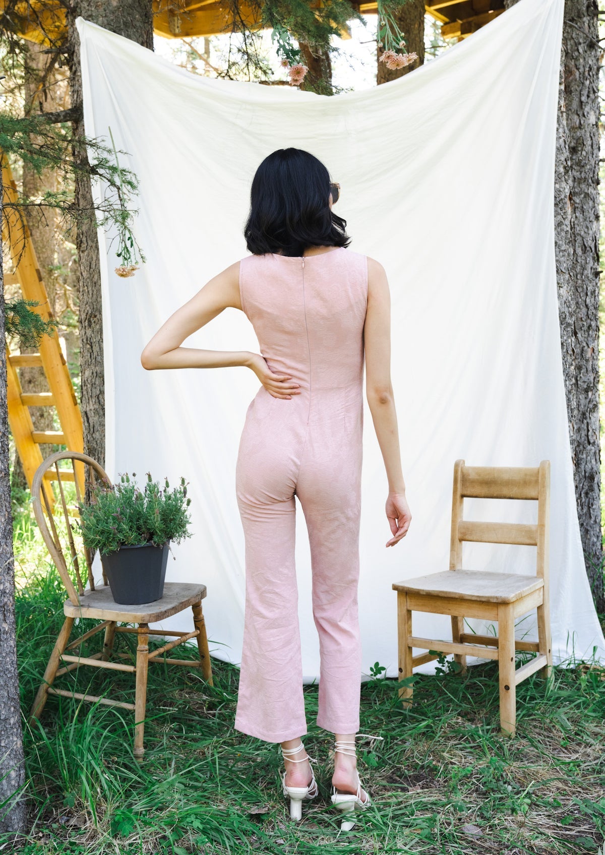 Claudette Jumpsuit - Pink