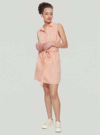 Sunset Dress - Coral Wash