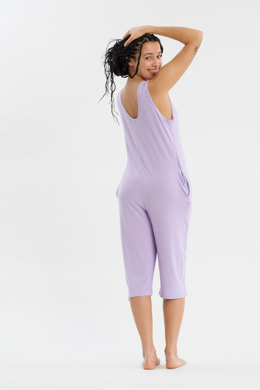 Reversible Romper - Lavender