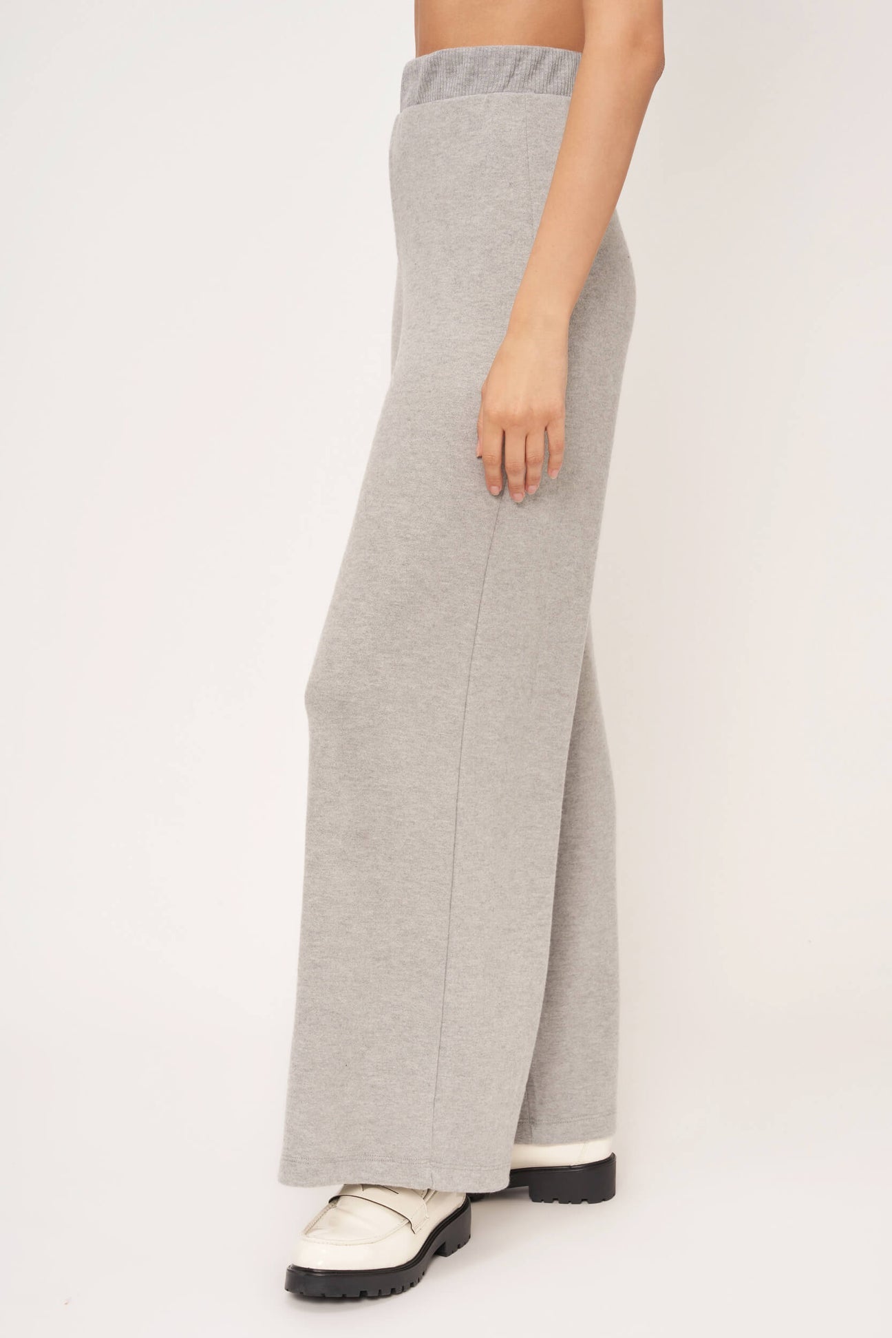 Dreamscape Cozy Wide Leg Pants - Grey