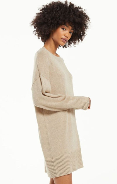 Baldwin Sweater Dress - Oatmeal