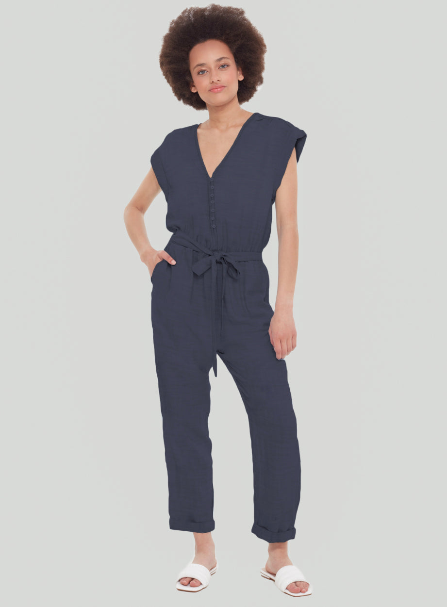 Stella Jumpsuit - Ink Blue Wash