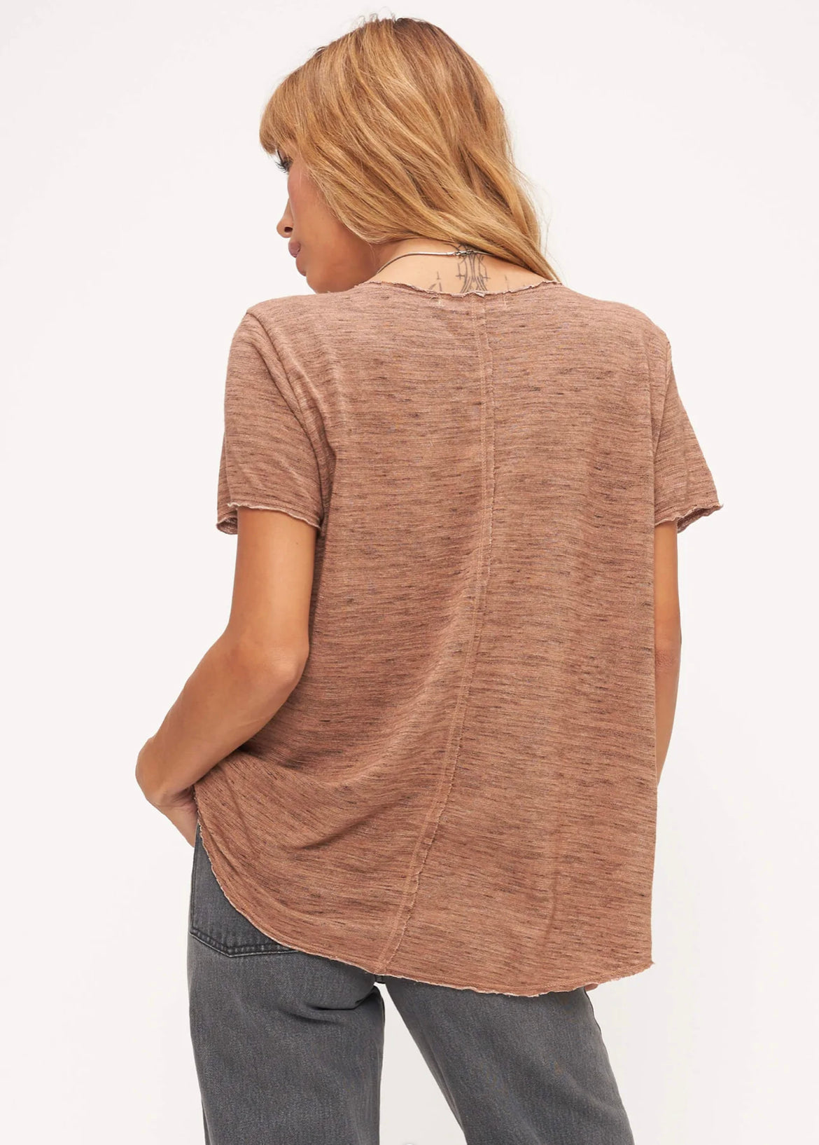 Wearever Marled Tee - Toasted Sugar